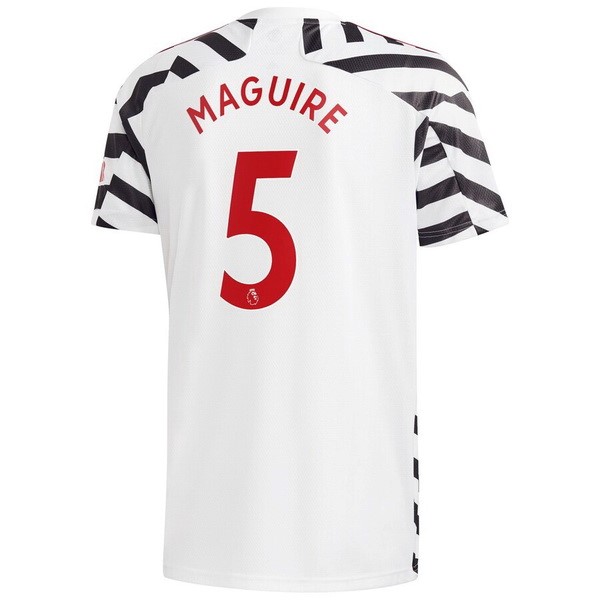 Maglia Manchester United NO.5 Maguire Third 20/21 Bianco